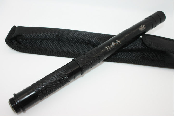 BMF Wolf's Tooth Special Operations Black Edition Double-Edged Serrated Baton Knife 说明：