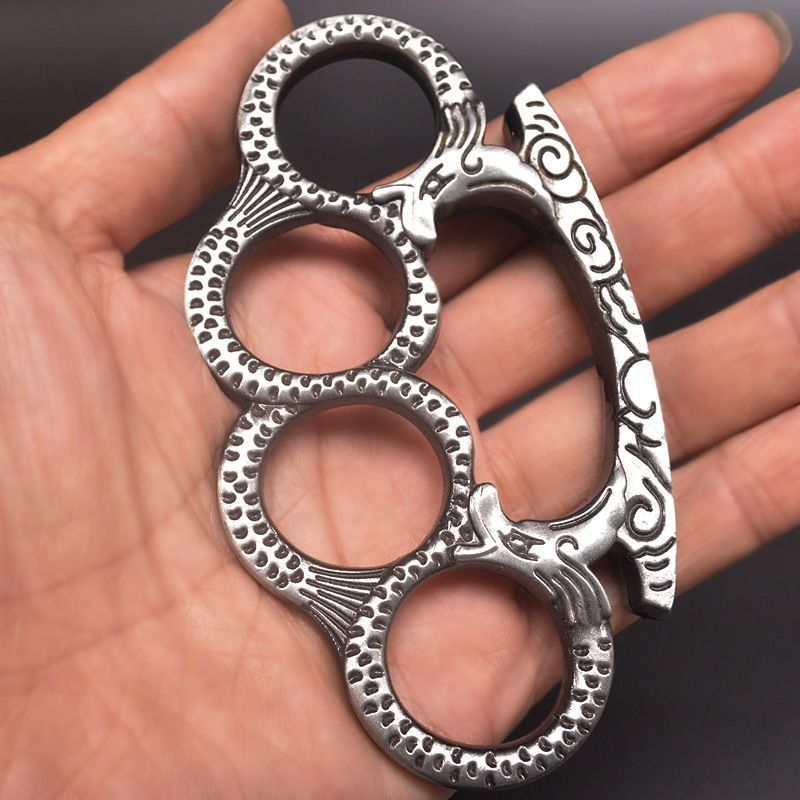 1/2 Pcs Double-Dragon High-Strength Tactical Finger Ring Finger Tiger.
