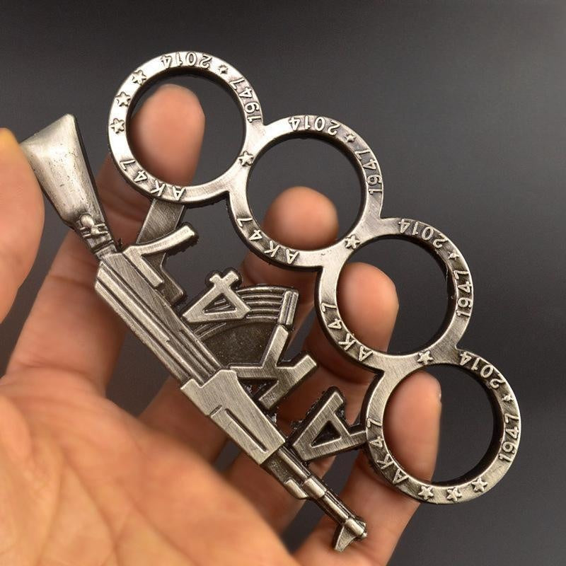 AK Pistol-style High-strength Tactical Finger Ring (Knuckle Duster) - Tactical Survival Tool