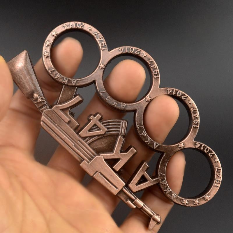 AK Pistol-style High-strength Tactical Finger Ring (Knuckle Duster) - Tactical Survival Tool