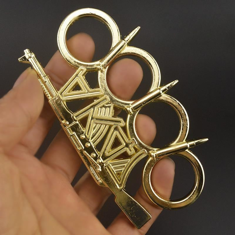 AK Pistol-style High-strength Tactical Finger Ring (Knuckle Duster) - Tactical Survival Tool