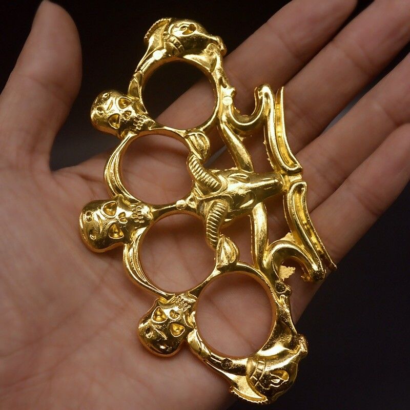 Hot Selling 3-Color Skull Self-Defense Finger Tiger