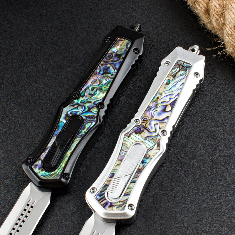 Goddess Bobbi Handle Straight Switchblade