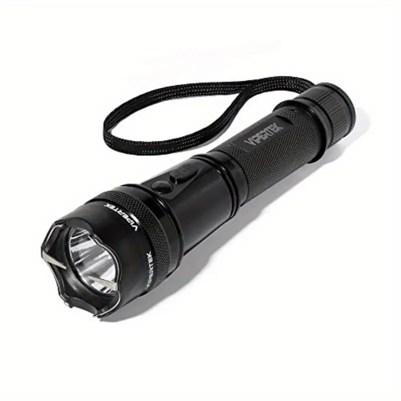 Heavy Duty Aluminum Stun Gun with LED - 10.5" Portable Tactical Stun Gun, Ergonomic Design, Rechargeable & Compact for Self, Hunting, Fishing, Activities, Stun Gun for Hunting, Tactical Gear, Ergonomic Grip, Durable Construction