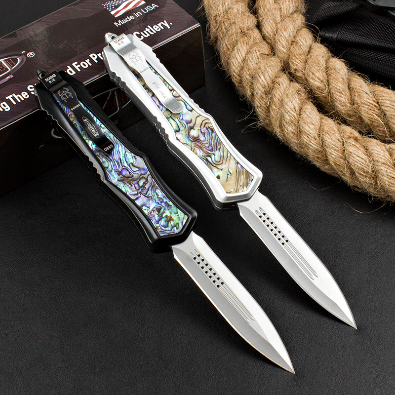 Goddess Bobbi Handle Straight Switchblade
