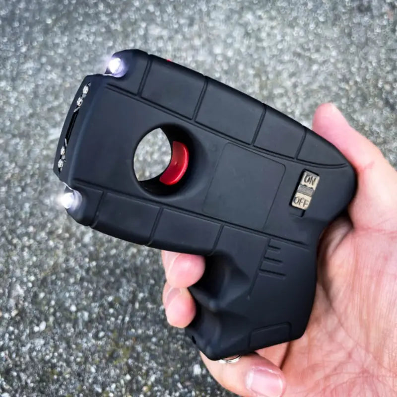 Personal safety multi-functional tool with detachable safety pin design, pocket-sized keychain accessory, integrating urban survival gear, emergency flashlight, night safety companion and travel accessories, a lightweight daily carry tool.