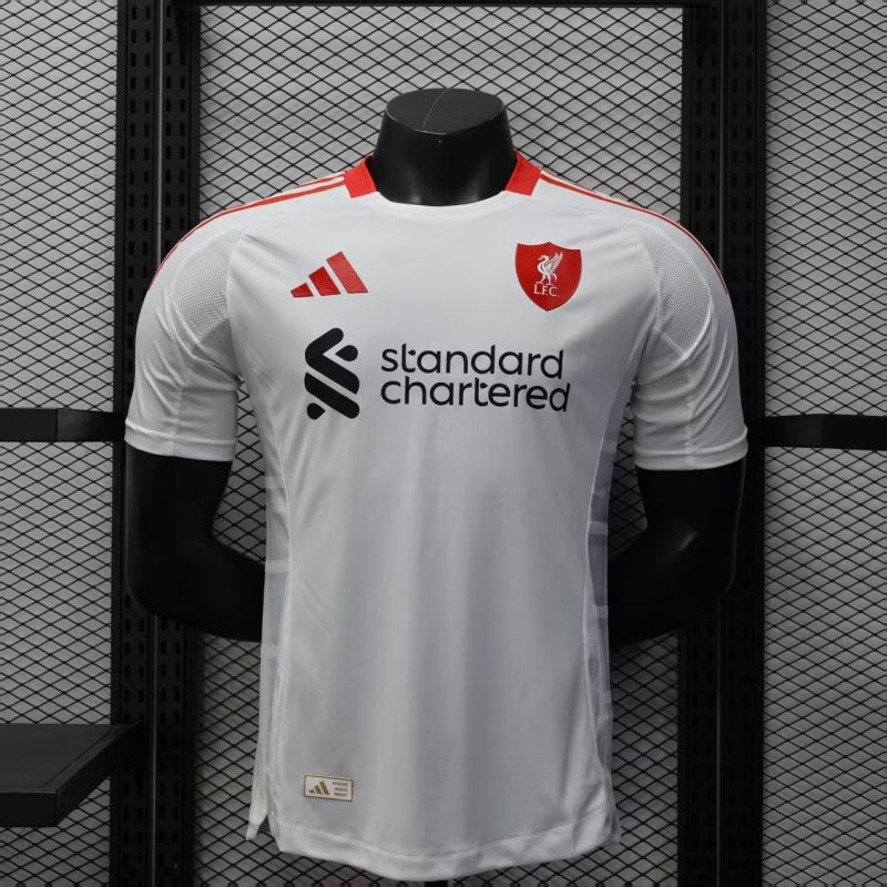 25-26 You'll Never Walk Alone.Liverpool home and away jerseys can have numbers customized.