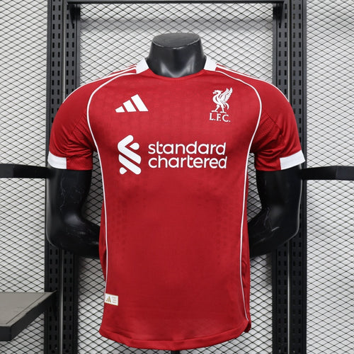25-26 You'll Never Walk Alone.Liverpool home and away jerseys can have numbers customized.